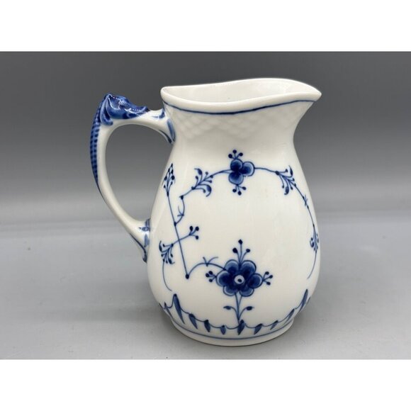 Vtg Bing Grondahl Blue Creamer Pitcher Porcelain Denmark No 189 - Picture 3 of 7